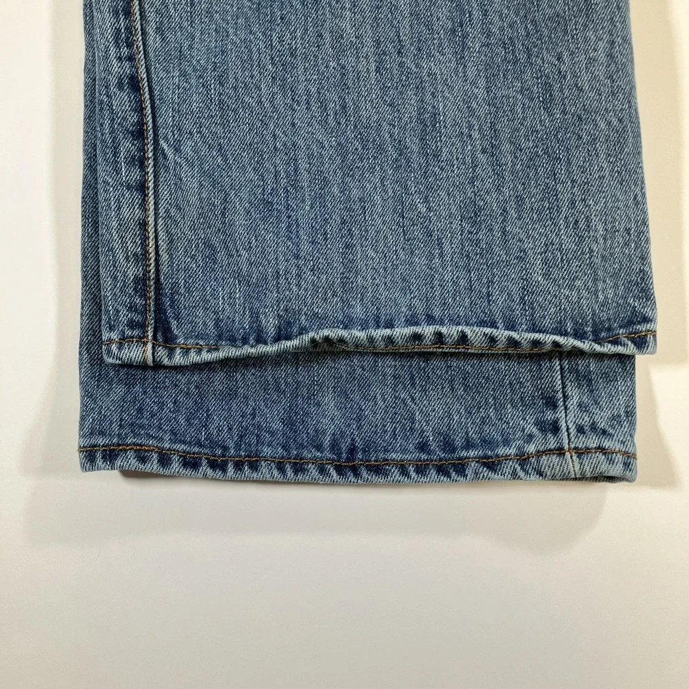 Levis 501 Original Jeans Mens 40x30 Medium Wash Button Fly Denim Cotton